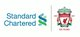 The Standard Chartered Bank and Liverpool Football Club logo