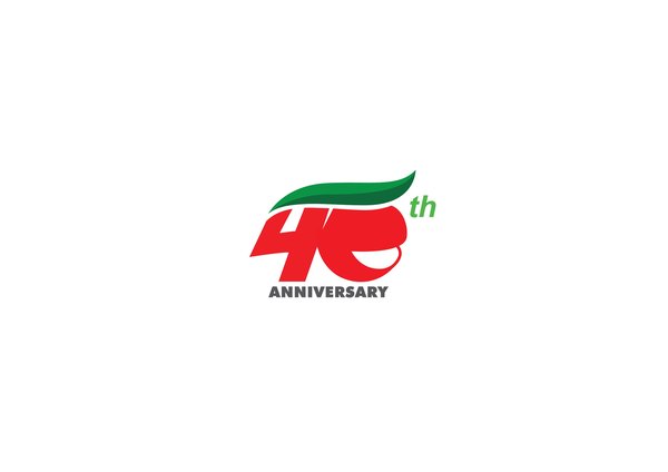 40th anniversary logo