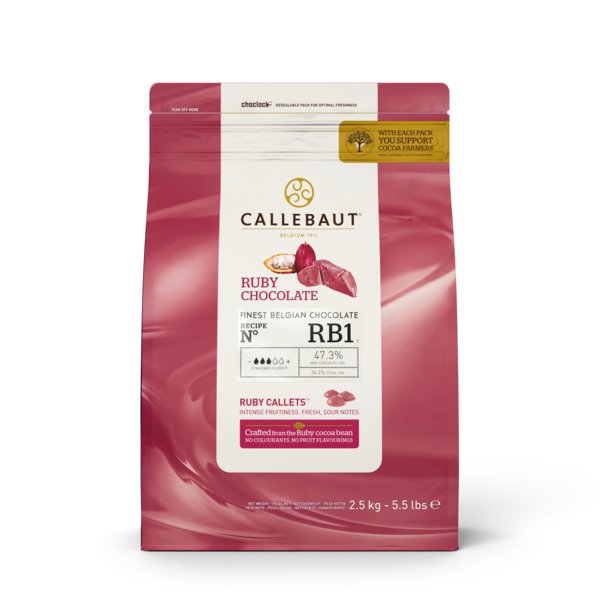 Callebaut Finest Belgian Chocolate ruby RB1 will be available in China from September this year.