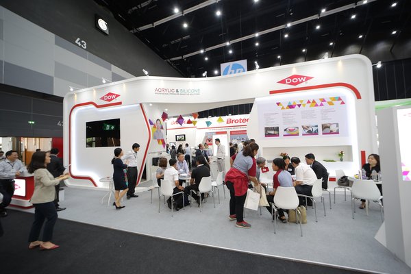 Dow’s booth at LABELEXPO Southeast Asia