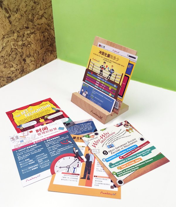 The Academy 66+ campaign was launched to share with staff working tips that are printed on attractive-looking cards. The campaign won the Silver Award in the category of 