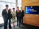Hong Kong Chief Executive Carrie Lam (center) takes photo with ATLAS CEO Ron Chen (second from right), ATLAS vice president Rocky Chen (first from left), vice president of Workplace Operations Management Centre (South China) of ATLAS Comely Zhai (second from left) and vice president of Workplace Operations Management Centre (Oversea) of ATLAS Nan Chen (first from right)