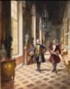 思科贝尔.格奥瑞克 《弗雷德里克大帝与伏尔泰在圣索西城堡的对话》 85x66 cm 布面油彩 19世纪 估价：8—10万