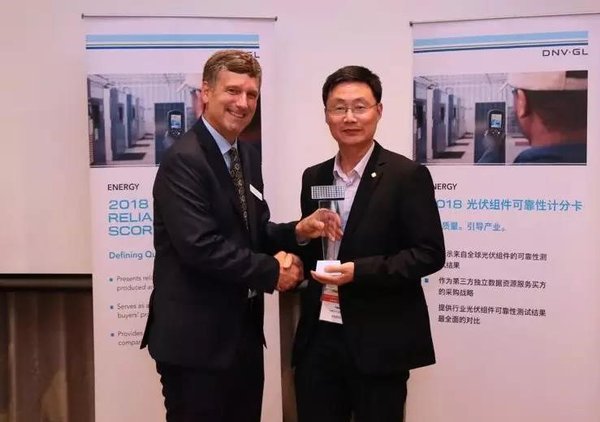 GCL-SI receiving award from DNV GL