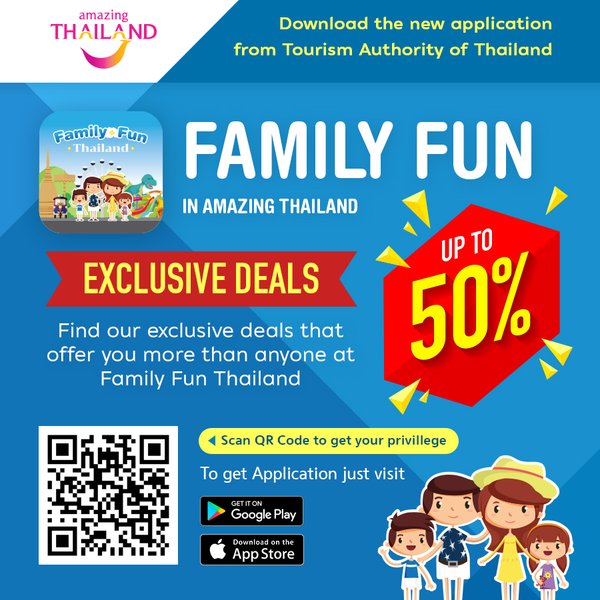 Tourism Authority of Thailand Launches Family Fun Thailand Website and Application to Promote Family Tourist Privileges