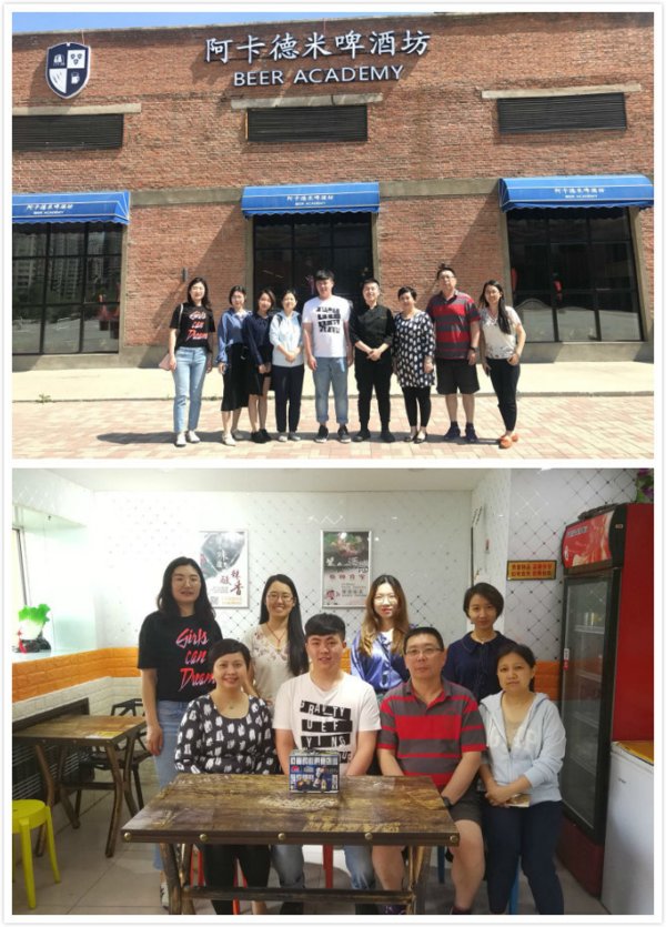 李锦记希望厨师项目小组与北京劲松职业高中老师探望两位希望厨师毕业生