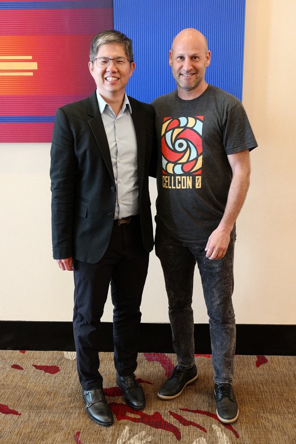 L to R: Mr Johnson Chen, founder and CEO of CapBridge; Mr Joseph Lubin, co-founder of Ethereum and founder of ConsenSys