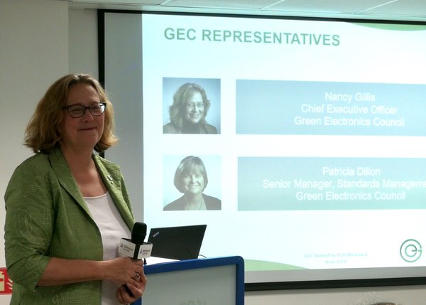 美国绿色电子委员会 CEO Nancy Gillis致辞