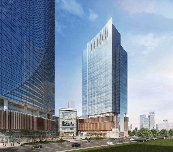 无锡的恒隆广场第二座办公楼的建筑进度理想，预计将于2019年第二季竣工。