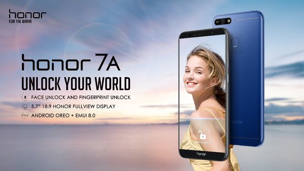 Honor 7A, Unlock Your World