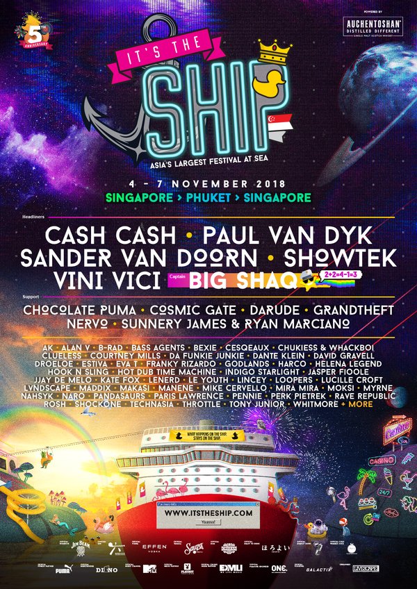 IT'S THE SHIP Singapore 2018 Official Lineup