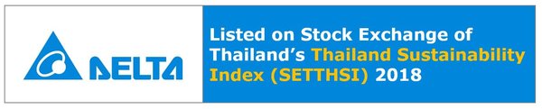 Delta included in the SET’s first Thailand Sustainability Index for outstanding sustainability performance