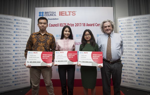 British Council IELTS Prize 2017/18 Indonesia winners