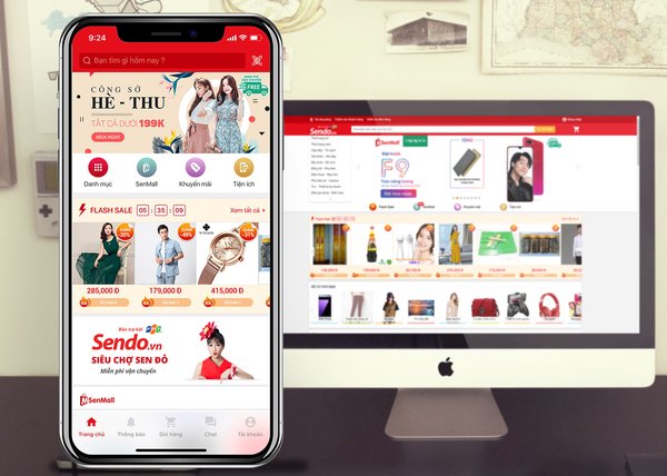 Sendo Technology's online marketplace has benefited from explosive growth in Vietnam's e-commerce market