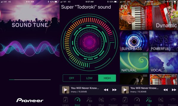Pioneer Sound Tune App