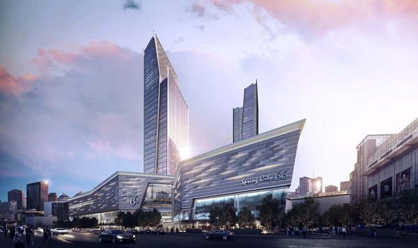 由世界级建筑团打造的昆明的恒隆广场，商场预期于2019年年中开业，势将成为昆明市新地标。