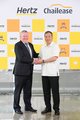 Eoin MacNeill (left), Vice President, Hertz Asia Pacific with Mr Andre J.L. Koo (right), Chairman of Chailease Group