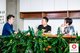 沸点资本创始合伙人于光东（中）、紫牛基金联合创始人张泉灵（右）、智见传媒创始人兼CEO郭炜（左）在一拍即“盒”三人讨论会环节交流中
