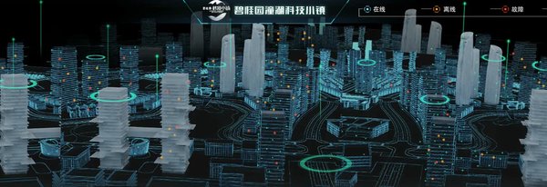 潼湖科技小镇智慧城市3D模拟图