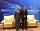 重庆市副市长李殿勋与施耐德电气全球执行副总裁、中国区总裁尹正亲切会面