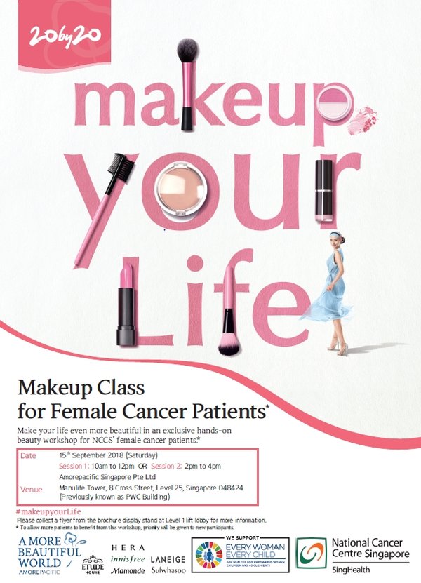 Amorepacific Singapore empowers female cancer patients with 'makeup your Life' campaign.