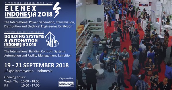 Elenex Indonesia 2018 and Building System & Automation Indonesia 2018