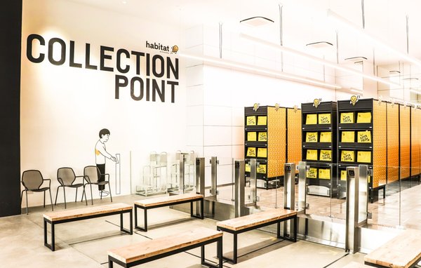 habitat by honestbee features the world's first robotic collection point (RoboCollect)