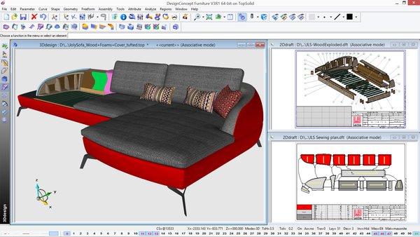 力克 DesignConcept Furniture 三维虚拟原型样品开发解决方案