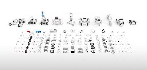 灵跃模组机器人 -- 可编程多形态运动机器人的10种形态