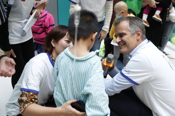 上海“倾听孩子的声音 -- 病童关爱互动体验活动”现场