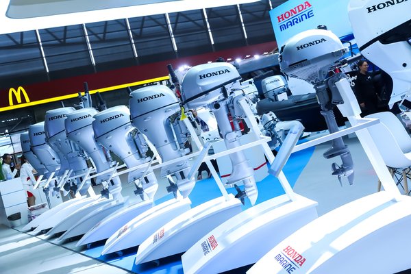 Honda’s new outboard display at CIBS2018