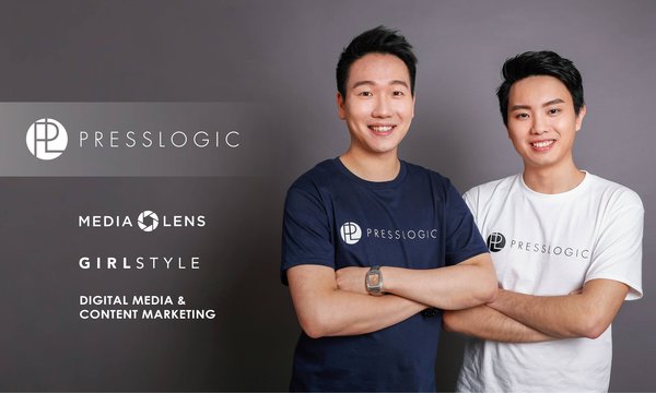 PressLogic 的兩位創始人，分別為行政總裁 -- 張浩澤 Ryan Cheung (左）及技術總監 -- 周詠賢 Edward Chow（右）