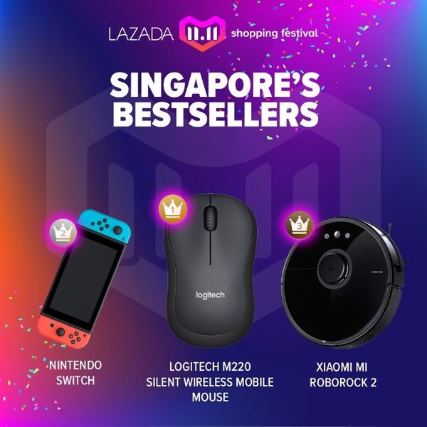 Singapore’s Bestsellers for Lazada 11.11 Shopping Festival