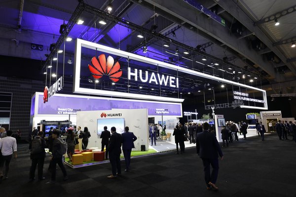 The Smart City Expo World Congress (SCEWC) 2018 is being held in Barcelona, Spain, the Huawei’s booth is located above.