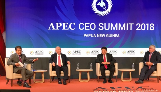 宜信公司创始人、CEO唐宁在2018APEC工商领导人峰会上