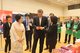 卫材中国展台人员向日本驻华大使横井裕及夫人介绍俏维俪BB产品