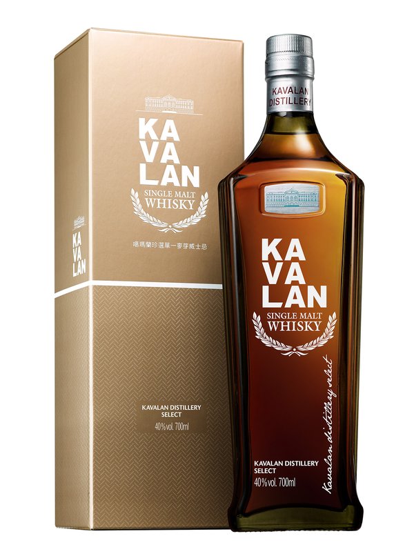 Kavalan's latest release, Distillery Select, sold in the bottle with a silhouette inspired by the shape of Taiwan's tallest skyscraper the Taipei 101