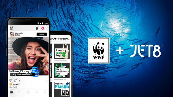 Leading global conservation organisation, WWF launches JET8-built decentralised social media app to raise greater awareness for global conservation