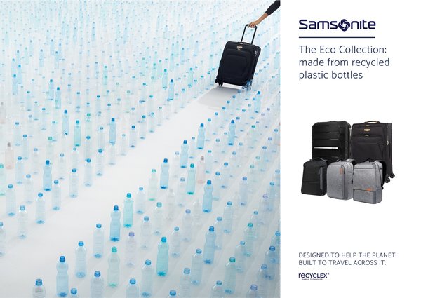 Samsonite unveils Eco Collection in Asia