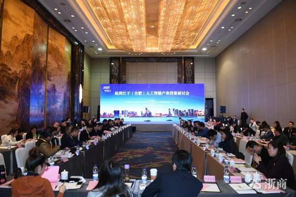 杭州江干（合肥）人工智能产业投资研讨会现场