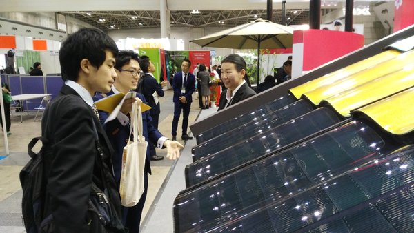 Clients visiting Hanergy’s Booth at Eco Pro 2018 Exhibition