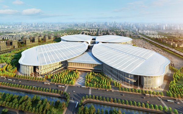 全新展馆：国家会展中心（上海）俯瞰图