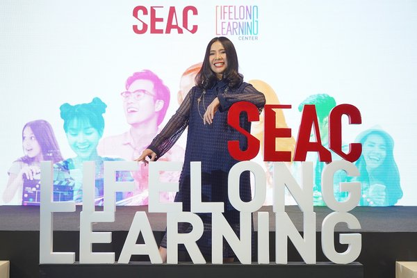Ms. Arinya Talerngsri - Chief Capability Officer and Managing Director of SEAC (Southeast Asia Center), ASEAN’s first and only lifelong learning centre, announces big project of establishing the most comprehensive and innovative lifelong learning ecosystem and its first subscription platform “YourNextU”.