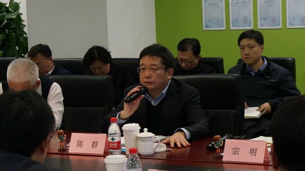 上海市副市长陈群带队考察金棕榈企业机构