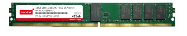 Innodisk is launching their newest high-performance, wide-temperature RDIMM VLP that is optimized for server use, especially in tough conditions