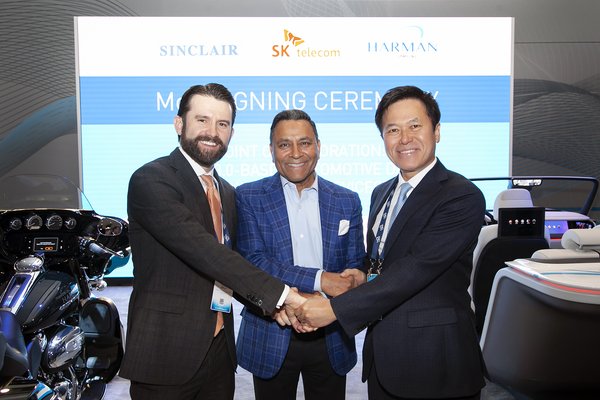 SK Telecom, Harman and Sinclair Broadcast Group Sign MOU