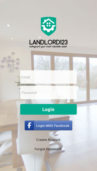 Introducing Landlord123 -- An app that gives landlords peace of mind when managing rented properties.