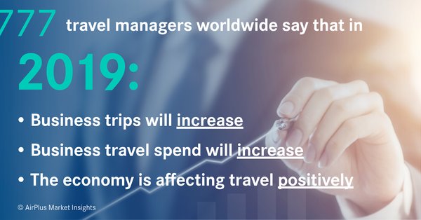 Travel managers forecast more business trips according to the AirPlus Market Insights.