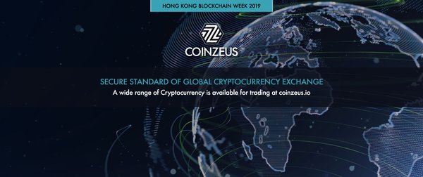 Global Cryptocurrency Exchange COINZEUS to Participate in the Hong Kong Blockchain Week 2019 from March 4