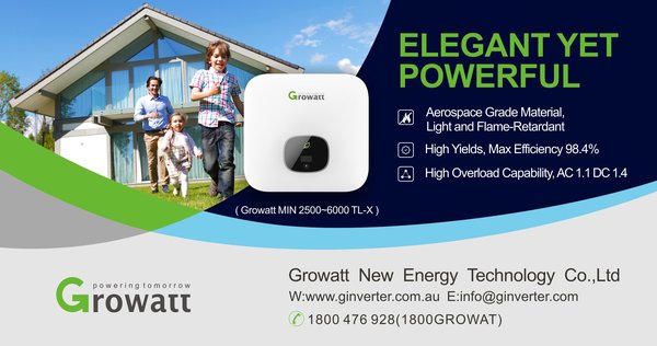 Growatt’s Next Generation Residential Inverter Approved by CEC